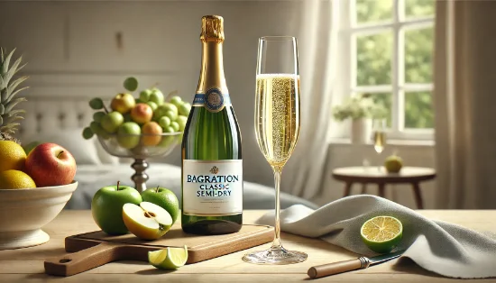 Магія ігристого вина Bagrationi Classic Semi-Dry: Від класики до ідеального поєднання