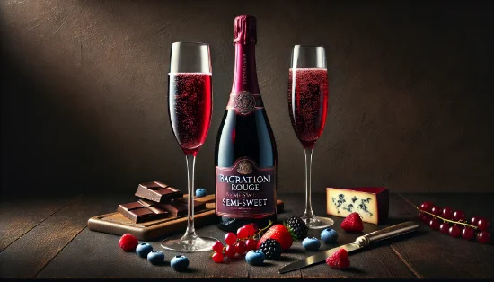 Ігристе вино Bagrationi Rouge Semi-Sweet: елегантність смаку у кожній краплі