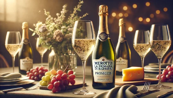 Ігристе вино Merotto La Primavera di Barbara: Витонченість, що розцвітає в келиху