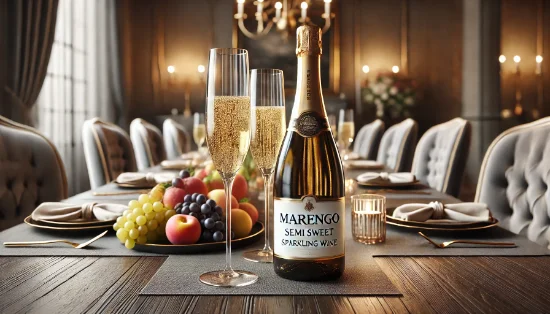 Marengo Semi Sweet: Ігристе вино, що поєднує ніжність і витонченість
