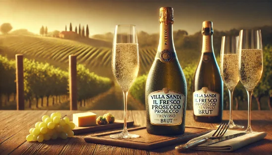 Villa Sandi Il Fresco Prosecco DOC Treviso Brut: Втілення італійської вишуканості в кожному ковтку