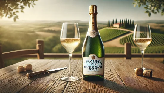 Ігристе вино Villa Sandi Il Fresco Blanc de Blancs Brut: елегантність, що розкривається в кожному ковтку
