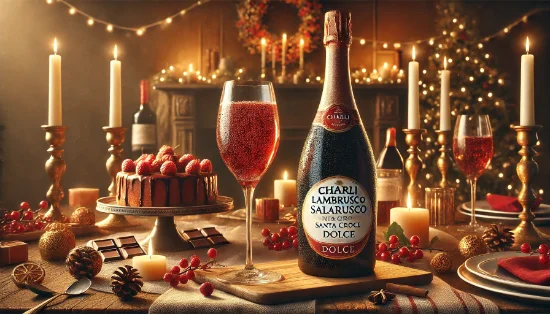 Chiarli Lambrusco Salamino di Santa Croce Dolce: Рубінова насолода з Італії