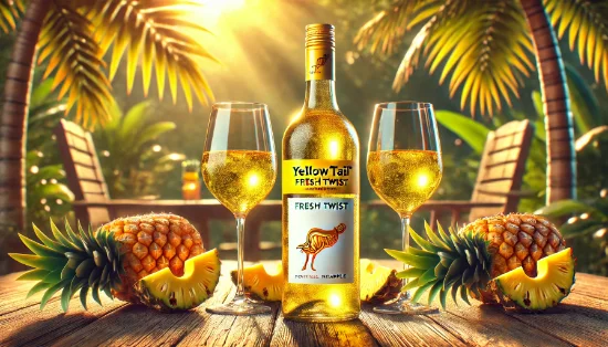 Yellow Tail Fresh Twist Tropical Pineapple: освіжаючий смак ананаса у винному бокалі