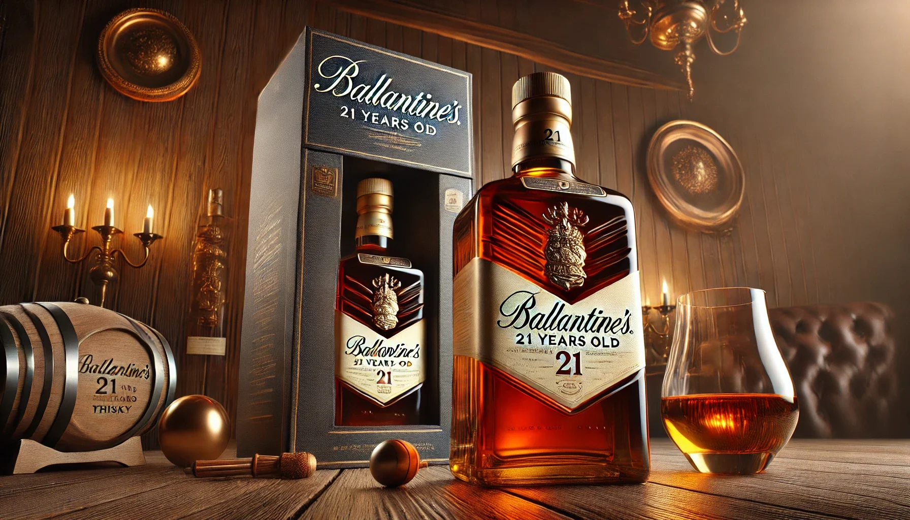 Ballantine's 21 Years Old: Баллантайнс 21 років витримки Шедевр Шотландського Віскі