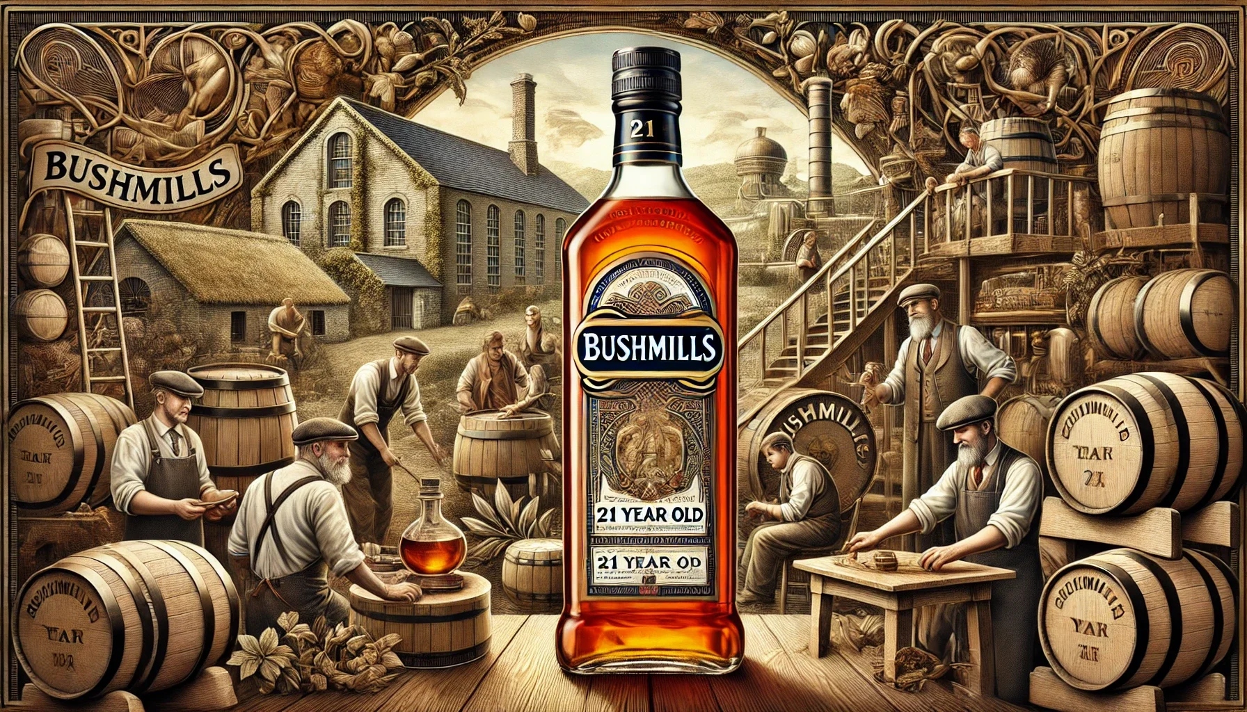 Bushmills 21 Year Old: Еталон ірландського віскі преміум-класу