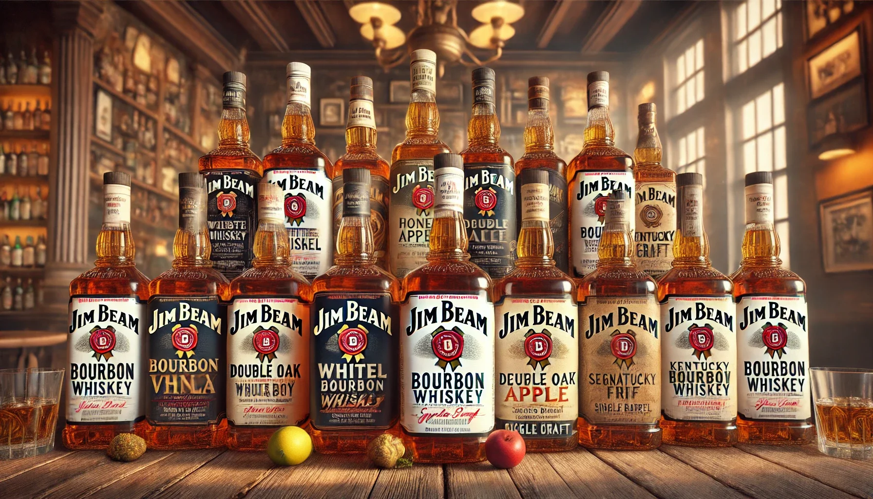 Асортимент Джим Бім (Jim Beam ) віскі: Всі види та їх особливості