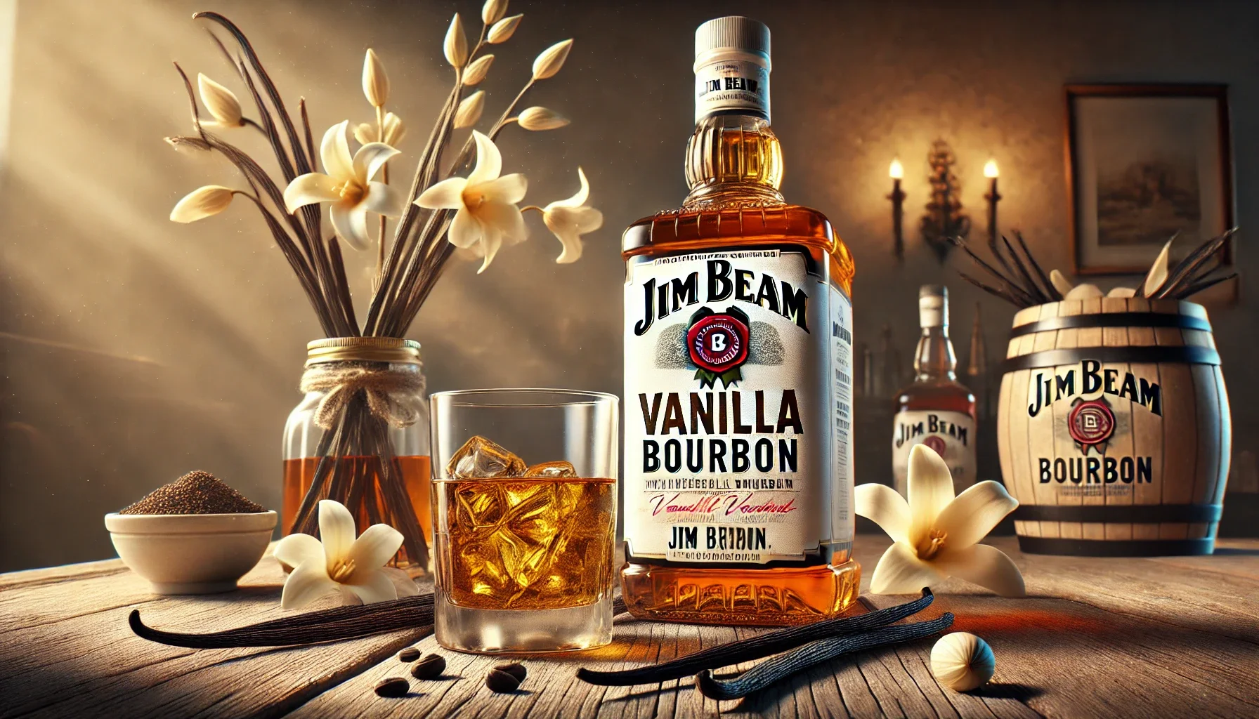 Jim Beam Vanilla: Класичний бурбон із ноткою ванільної вишуканості
