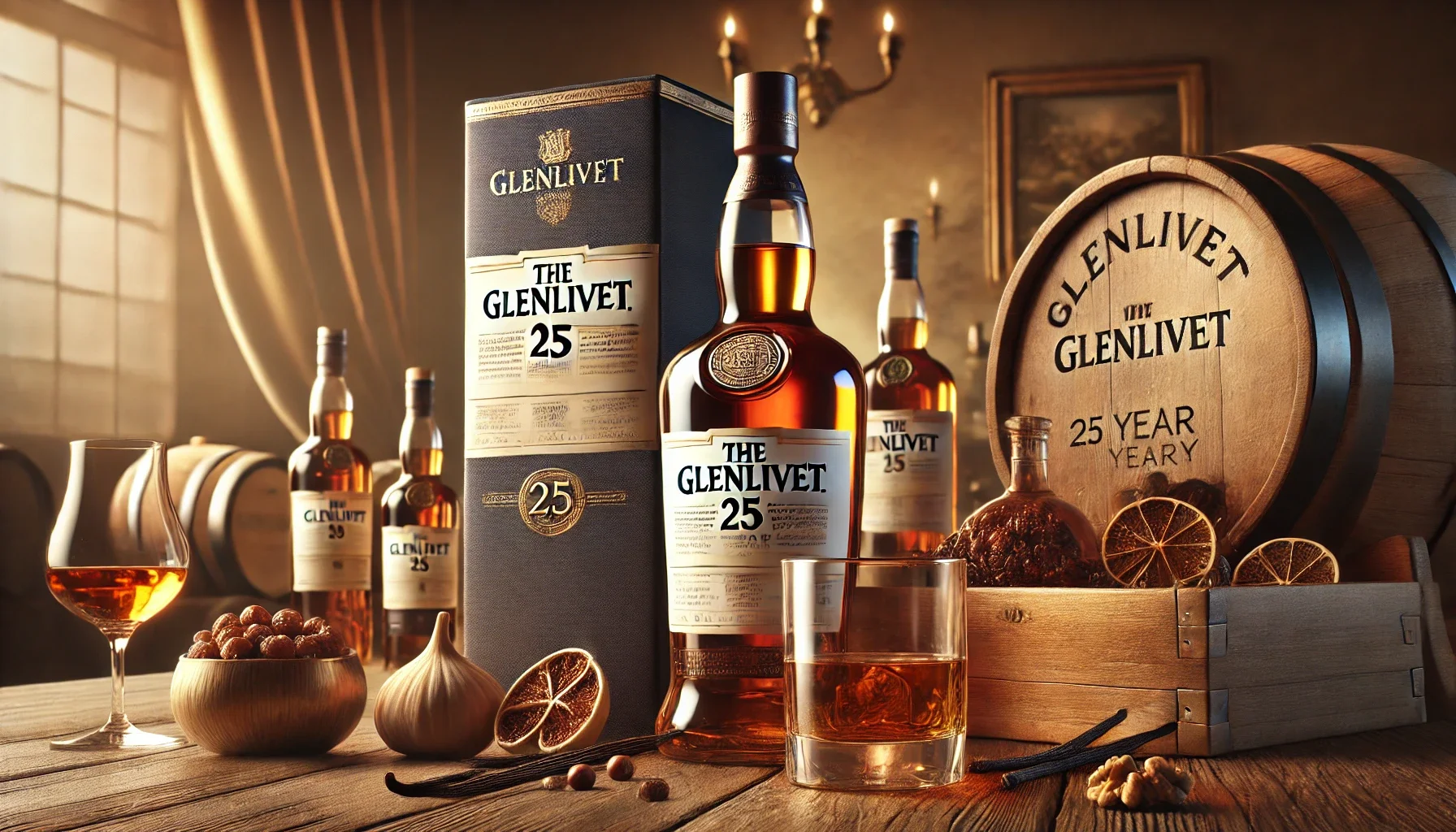 Glenlivet 25 Year Old: Витриманий скарб з багатогранним смаком