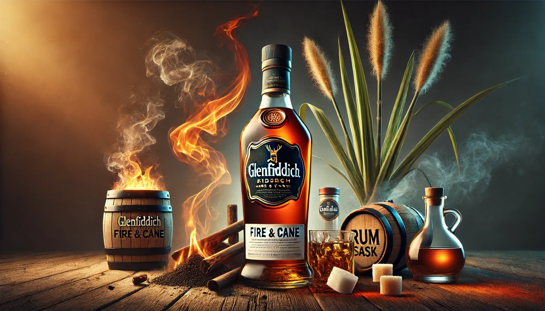 Glenfiddich Fire & Cane: Неповторний досвід поєднання солоду та диму