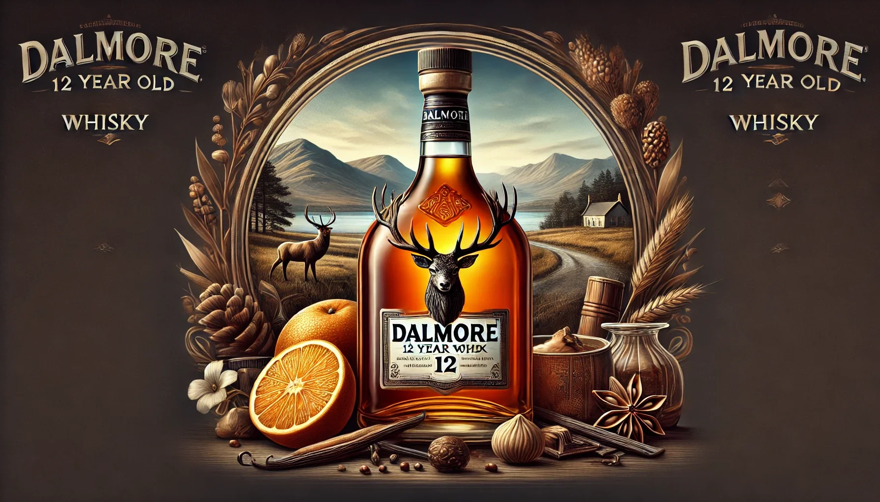 The Dalmore 12 Year Old: Класика Шотландського Віскі з Вишуканим Смаком 🦌