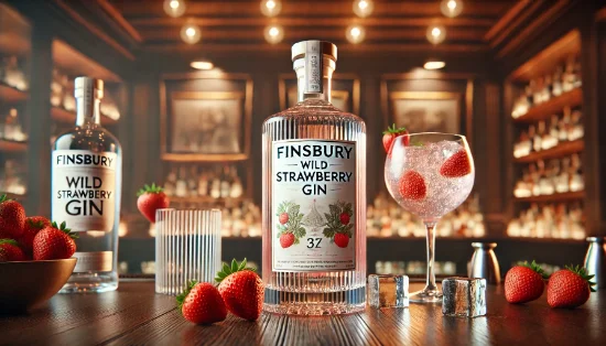 Загадкові нотки дикої полуниці: Finsbury Wild Strawberry Gin