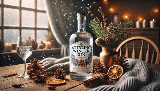 Зимова магія в кожній пляшці: Stirling Winter Gin – ідеальний напій для холодних місяців