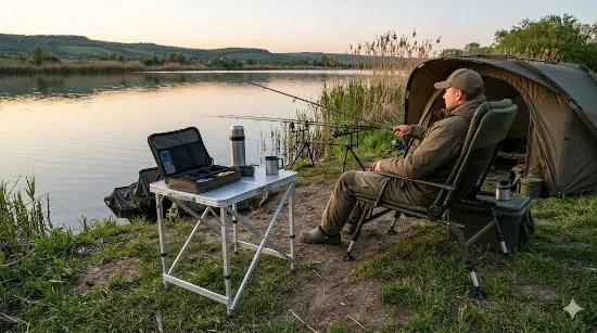 Меблі для рибалки: які складні стільці і столи краще підійдуть