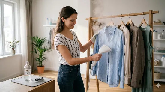 Як правильно користуватись відпарювачем для одягу