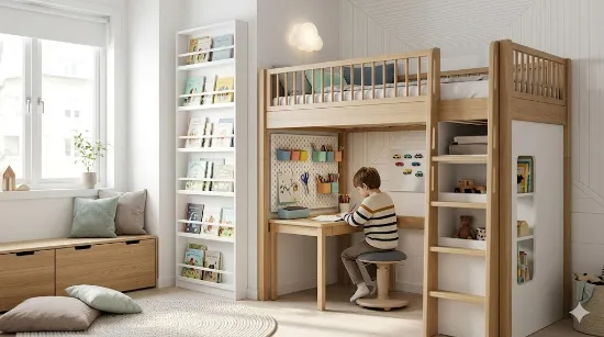 Як облаштувати маленьку дитячу кімнату: хитрощі економії простору