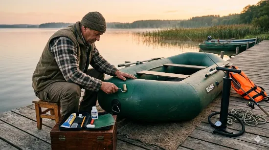 Як заклеїти лодку ПВХ: покроковий гайд для рибалок