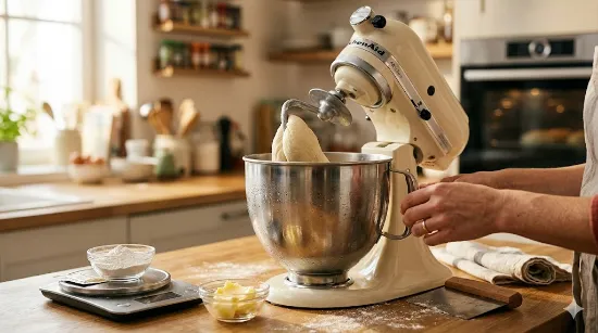 Як замішувати дріжджове тісто міксером: покроково