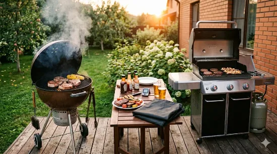 Газовий чи вугільний гриль: що краще для дачі